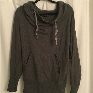 Lululemon oversized, slouchy pullover with hood.